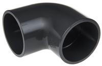 721100110 Georg Fischer Plastic Pipe Fitting, 90° Elbow, 50mm