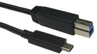 286-3712 RS PRO USB 3.1, Male USB C to Male USB B, 5Gbps, 2m, 60W