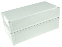 pc-3819-18-g-enclosure Fibox SOLID PC Series Grey Polycarbonate Enclosure, IP66, IP67, Grey Lid, 378 x 188 x 180mm