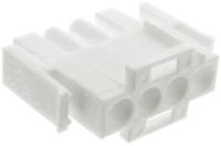 350779-1 TE Connectivity, Universal MATE-N-LOK Male Connector Housing, 6.35mm Pitch, 4 Way, 1 Row