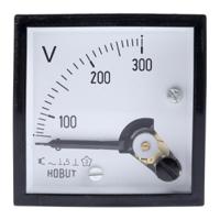 d48mis300v2-001 HOBUT Analogue Voltmeter AC, 45 x 45 mm