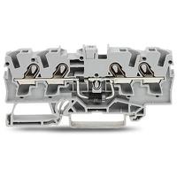 2004-14111000-400 WAGO 2004-1411/1000-400 TOPJOB S Series Grey, 4mm², 1-Level, Push In Termination