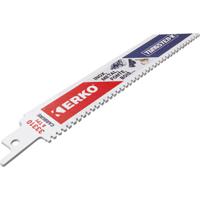 33310 ERKO, 8 Teeth Per Inch Multiple Materials 150mm Cutting Length Reciprocating Saw Blade, Pack of 2