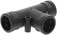 bvtd-121212gt PMA T Piece, Conduit Fitting, NW12 x 3 Nominal Size, PA 6, Black IP66 rating