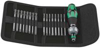 05051040001 Wera Hexagon, Square, Torx Hexagon; Hex-Plus; Slotted; Pozidriv; Phillips; Torx Ratchet Screwdriver & Bit Set