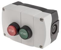 800f-2pp1 Allen Bradley Start-Stop Enclosed Push Button - 1NC/1NO, Plastic, Green, Red, IP66