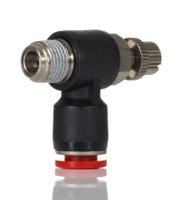 c0ta00618 Norgren Pneutic C Series Threaded Flow Controller, 6mm Tube Inlet Port x R 1/8 Outlet Port x 6mm Tube Outlet Port, C0TA0