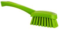 419277 Vikan Hard Bristle Green Scrubbing Brush, 36mm bristle length, PET bristle material