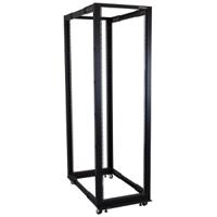 4postrack42 StarTech.com Black 42U Steel Server Rack , with 4-Post Frame