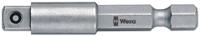 05050215001 Wera 3/8 in Square Adapter, 50 mm Overall