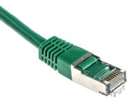 411-514 RS PRO, 1m Cat6, Green RJ45 to Male RJ45 Male, S/FTP Shielded, Terminated PVC Sheath