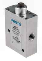 vmef-st-m32-m-g18 Festo Plunger 3/2 Pneumatic Manual Control Valve VMEF Series, G 1/8, 1/8in, 8031295