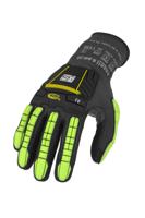 840-08 Ansell R840 Black, Green Nylon, Spandex Nylon, Spandex Polo Shirt, Size 8, Nitrile Coating