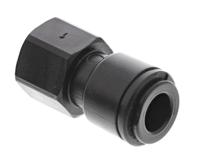 pm450812e John Guest Hydraulic Straight Compression Tube Fitting PM450812E, 1/4 in