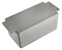 621-5062 RS PRO Grey Die Cast Aluminium Enclosure, IP66, Flanged, Grey Lid, 139.6 x 63.8 x 55mm