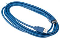182-8840 RS PRO USB 3.0, Male USB A to Female USB A, 3m