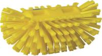 70376 Vikan Hard Bristle Yellow Scrubbing Brush, 40mm bristle length, Polyester bristle material