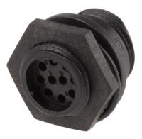 px041210p Bulgin Circular Connector, 10 Contacts, Front, Miniature Connector, Plug, Male, IP68, Buccaneer 400 Series