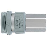 kk6s-04f SMC Stainless Steel Female Coupler Nipple, 1/2 in Female Female Thread