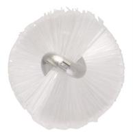 53635 Vikan Medium Bristle White Hand Brush, 3.5mm bristle length, Polyester, Polypropylene, Stainless Steel bristle material