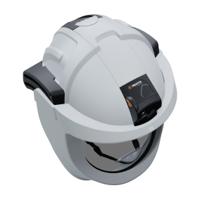 v1-lpp-bk-w Penta Visarc White Hard Hats with Chin Strap, Adjustable