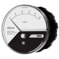 48806203 WIKA G 1/8 Analogue Differential Pressure Gauge 1500Pa Back Entry 110mm Outside Diameter