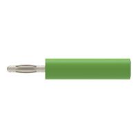 rs-a-20-40-s-ni-gn Schutzinger Green, Male to Female Test Connector Adapter With Metal contacts and Nickel Plated - Socket Size: 4mm