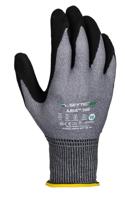 skg00022f Skytec ARIA 360 Black, Grey Nylon, Spandex Foam Nitrile, Nylon Work Gloves, Size 10, Nitrile Coating