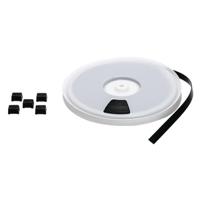 111-30000-el-ty-tels1-pom-bk HellermannTyton Cable Tie, Extended Length, 15.1m x 12.7 mm, Black Polyacetal, Pk-1