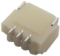 sm03b-srss-tblfsn JST SH Series Right Angle Surface PCB Header, 3 Contact(s), 1 mm Pitch, 1 Row, Shrouded