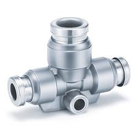 kqb2t06-08 SMC KQB2 Series T Fitting, 6 mm to 6 mm, Tube-to-Tube Connection Style, KQB2T06-08