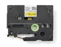 hse611e Brother Heat Shrink Tubing, Black on Yellow 0.8 → 3.1mm Sleeve Dia. x 1.5m Length 3:1 Ratio, HSE Series