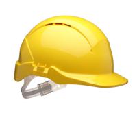 s09cyf Centurion Safety Concept Core Yellow Safety Helmet, AdjustableVentilated