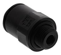 pm010611e John Guest PM Series Straight Threaded Adaptor, G 1/8 Male to Push In 6 mm, Threaded-to-Tube Connection Style