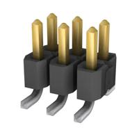 tsm-103-04-s-dv-p-tr Samtec TSM Series Vertical Surface Pin Header, 6 Contact(s), 2.54 mm Pitch, 2 Row, Unshrouded
