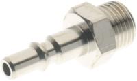 231-2500 RS PRO Brass Male Pneumatic Elbow Threaded-to-Tube Adapter, 1/8 in Male BSP Threaded