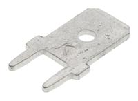 1287 Keystone PC QUICK-FIT Uninsulated Male Spade Connector, PCB Tab, 6.35 x 0.81mm Tab Size