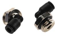 3199-04-13 Legris LF3000 Series Elbow Threaded Adaptor, G 1/4 Male to Push In 4 mm, Threaded-to-Tube Connection Style