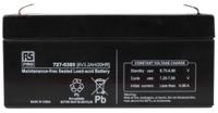 727-0385 RS PRO 6V T1 Sealed Lead Acid Battery, 3.2Ah