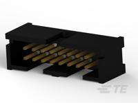 5103309-3 TE Connectivity  Series Straight Through Hole PCB Header, 16 Contact(s), 2.54 mm Pitch, 2 Row, Shrouded