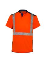 polotakc01omm T2S Takamaka Orange Unisex Hi Vis Polo Shirt, M