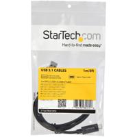 usb31ac1m StarTech.com USB 3.1, Male USB A to Male USB C, 10Gbps, 1m