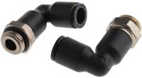3169-08-13 Legris LF3000 Series Elbow Threaded Adaptor, G 1/4 Male to Push In 8 mm, Threaded-to-Tube Connection Style