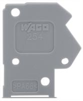 254-300 WAGO 254 Series End Plate for Use with Rail Mount Terminal Blocks