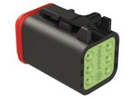 at06-6s-rd01blk Amphenol Industrial, AT Cable connector Socket 6 Way, Crimp Termination AT06-6S-RD01BLK