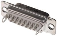 da15s064htlf Amphenol Communications Solutions 15 Way Panel Mount D-sub Connector Socket, 2.74mm Pitch
