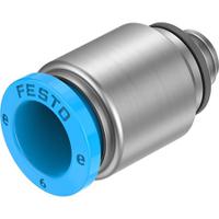 npqe-dk-m5-q6-f1a-p10 Festo NPQE-DK Series Push-in Fitting, M5 to Push In 6 mm, Threaded Connection Style, NPQE-DK-M5-Q6-F1A-P10
