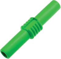 208-0234 RS PRO Green, Female Banana Coupler With Brass contacts and Nickel Plated