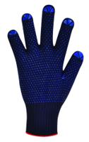 7800gp-size-7 Polyco Healthline Black Polyvinyl Chloride Work Gloves, Size 7, Polyvinyl Chloride Coating