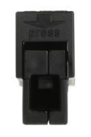 215-311 WAGO Black Male Banana Plug, 4 mm Connector, Cage Clamp Termination, 20A, 42V, Nickel Plating